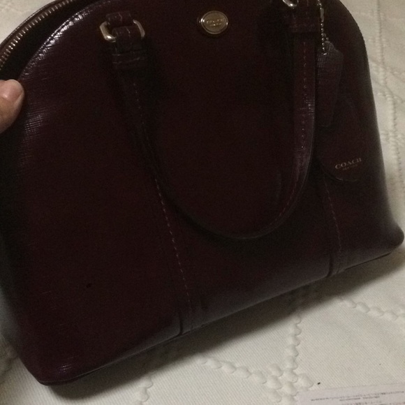 Coach Peyton Cora patent satchel - Picture 7 of 8